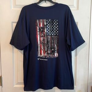 TRUETIMBER Size XL Navy Short Sleeve Shirt
